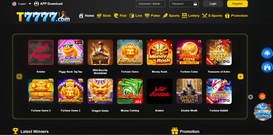 FT77772 Game Android home screen